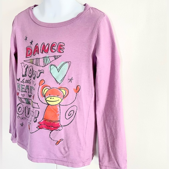 Girl’s Gap Kids Glitter DANCE YOUR HEART OUT Shirt - Picture 5 of 9
